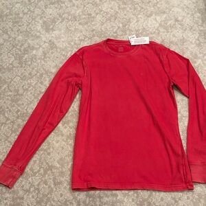 American Eagle Outfitters Vibrant Red Long Sleeve Tee size xs